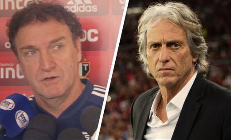 Cuca 'rebate' entrevista de Jesus, elogia trabalho do português e diz: 'Flamengo tem 11 jogadores de seleção'