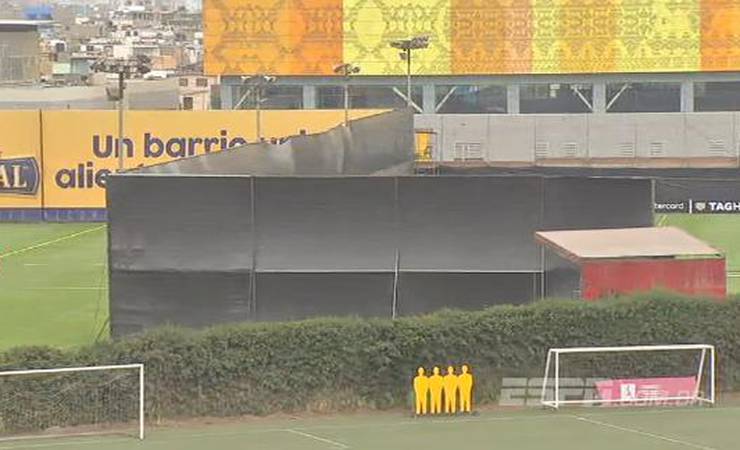 Flamengo: Campo de treino em Lima é 'envelopado' para evitar espionagem antes da final