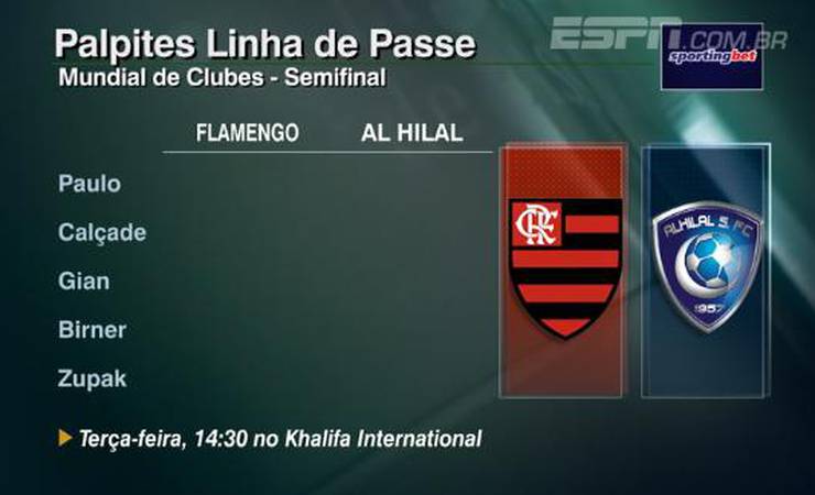 Flamengo x Al Hilal: siga em tempo real o duelo que define um finalista do Mundial de Clubes