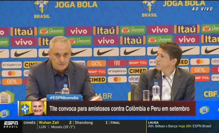 Por surpresas na convocação da seleção brasileira, Tite ouviu Sampaoli, Abel, Luxa e Autuori