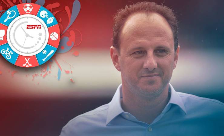 Apresentação de Rogério Ceni no Cruzeiro, Flamengo viajando por Balotelli e Champions League na ESPN