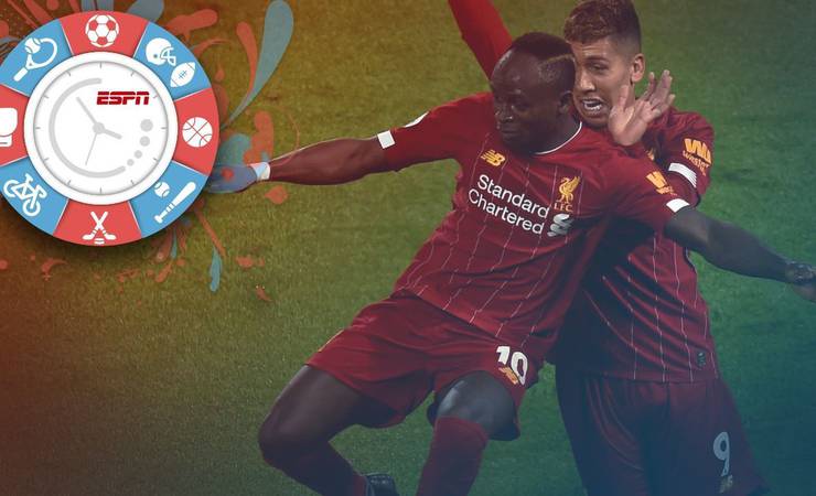 Sextou com Liverpool sem freio, NBA e os primeiros jogos de LaLiga em 2020