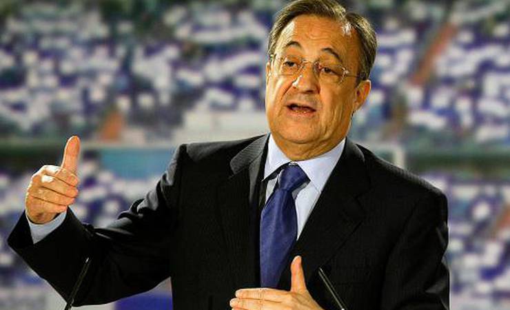 Florentino Pérez elogia o Flamengo e afirma: 'Um dos grandes clubes do mundo'