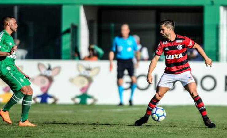 Carrasco da Chapecoense, Diego revê a sua vítima preferida pelo Flamengo