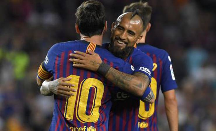 Vidal, do Barcelona, reitera desejo de jogar no Flamengo: 'Grande torcida'
