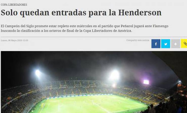 'Final', 'favoritismo', 'maldição': como a imprensa uruguaia vê Fla x Peñarol