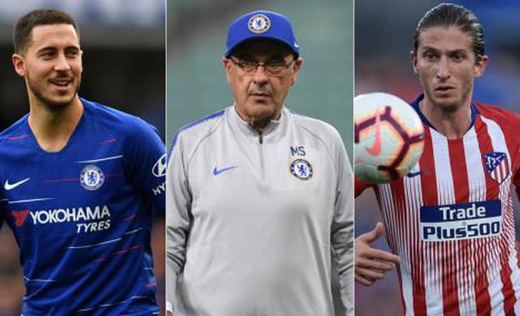Sarri na Juve, Hazard, Filipe Luís.... o vaivém desta sexta-feira