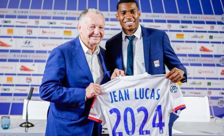 Jean Lucas é apresentado no Lyon: 'Fiquei feliz com a ligação do Juninho'