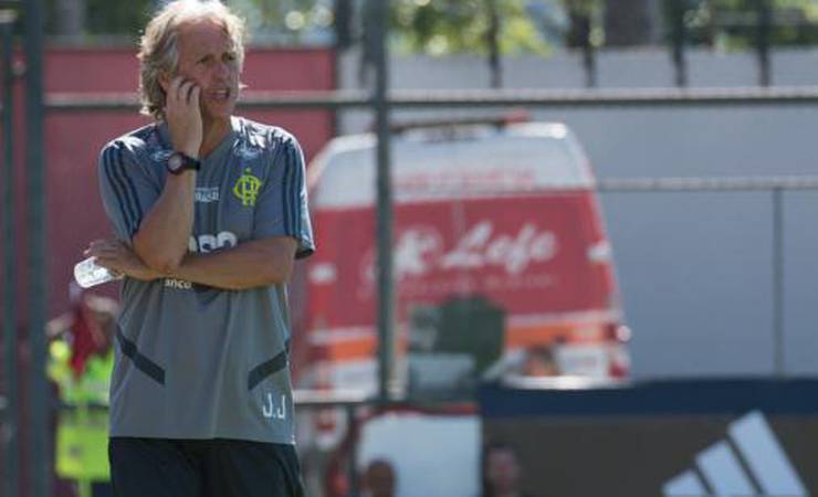 Jorge Jesus avalia positivamente o primeiro teste à frente do Flamengo