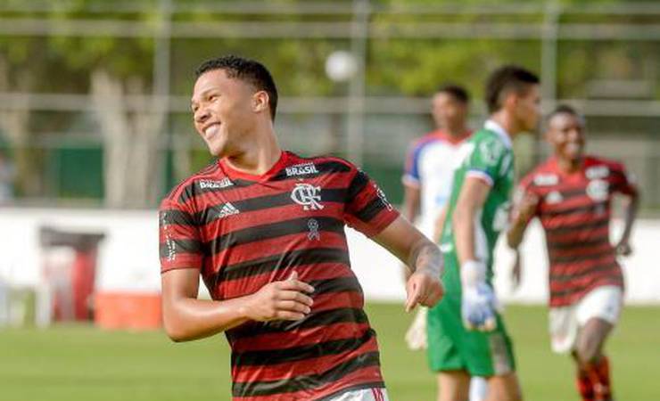 Na Gávea, Flamengo vence o Bahia e mantém 100% no Brasileirão Sub-20