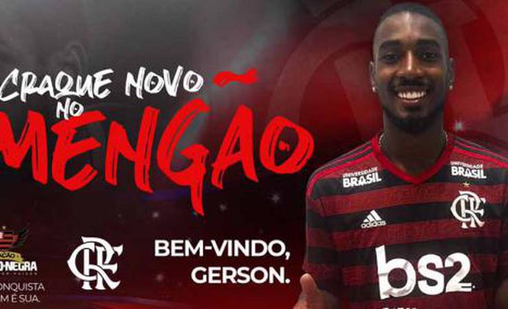 Flamengo anuncia Gerson em 'conversa' com Jesus por WhatsApp