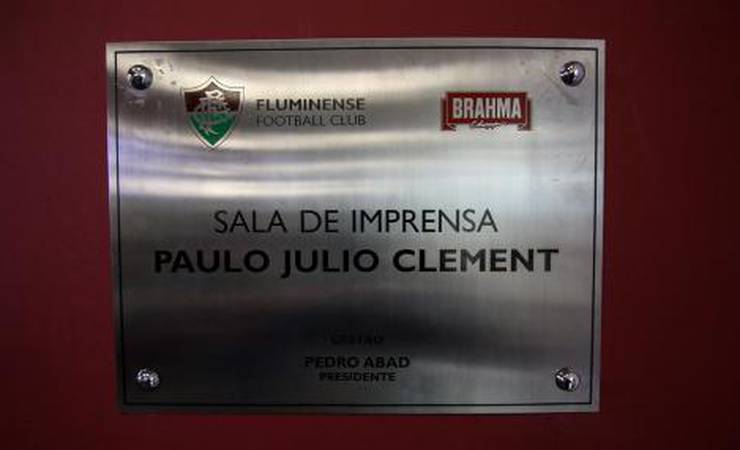 Sala de imprensa no Flu ganha o nome de Paulo Julio Clement; veja outros jornalistas homenageados
