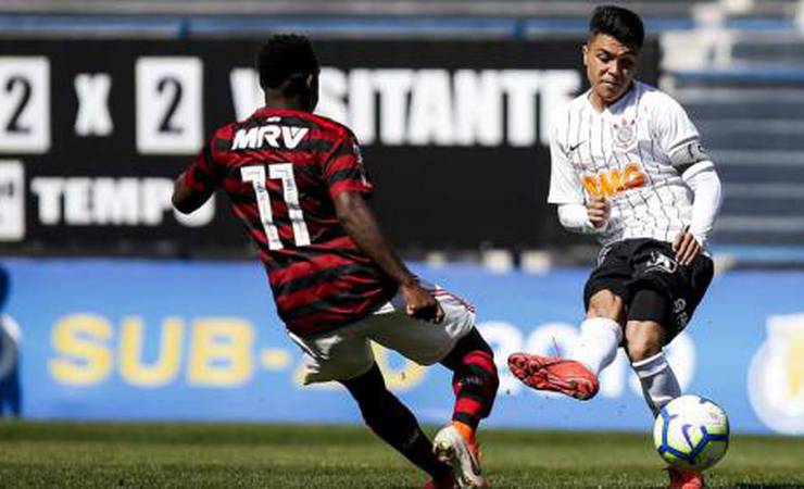 Corinthians e Fla empatam pelo Brasileiro sub-20 com gols 'seguidos'