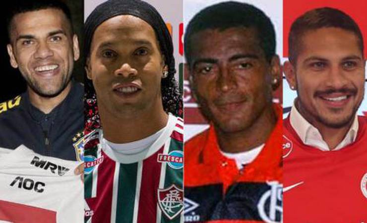 Agora é Dani Alves! Lembre as maiores apresentações do futebol brasileiro