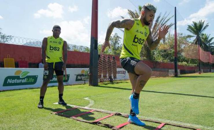 'Falta pouco': Gabigol anima a torcida ao falar sobre recuperação
