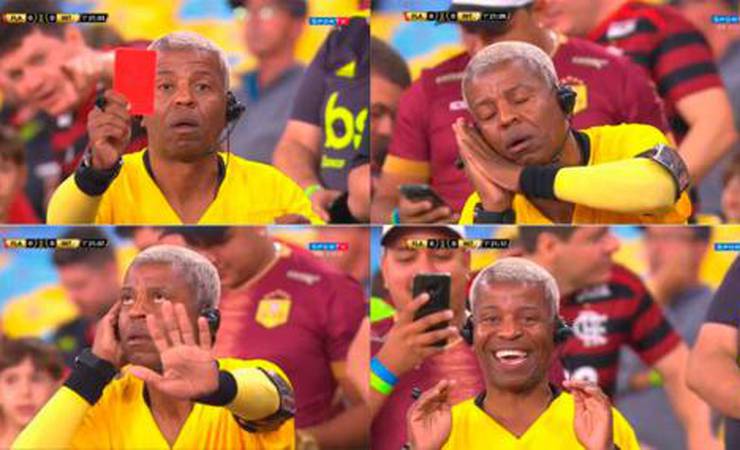 Vestido de árbitro, torcedor imita VAR e bomba nas redes sociais