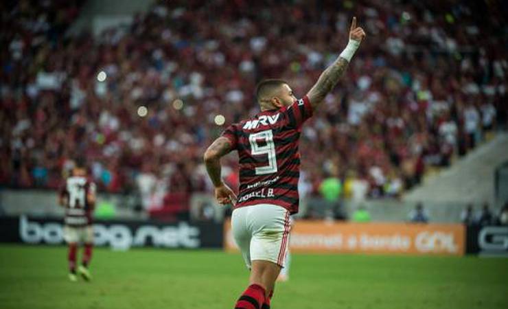 Gabigol perto de igualar gols de todos centroavantes do Flamengo no último Brasileirão