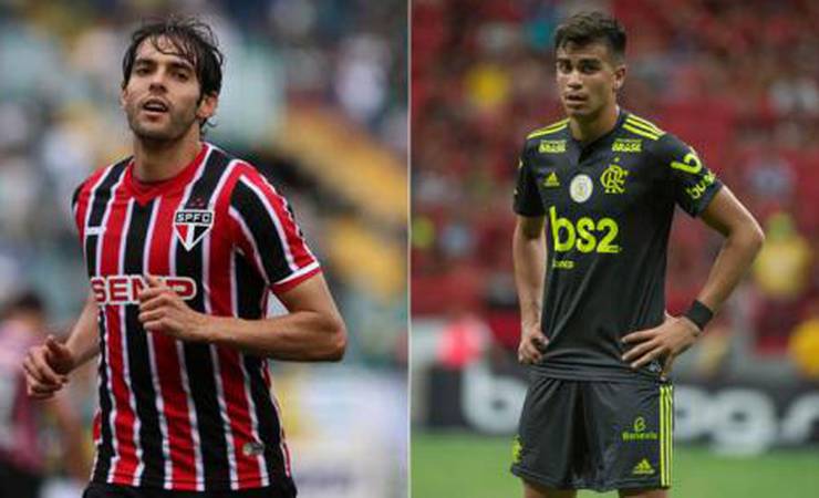 Após comparações com Reinier, do Fla, Kaká responde nas redes sociais