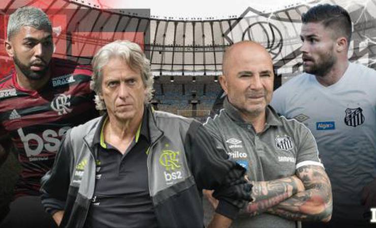 Gols, desarmes e posse de bola: os quesitos liderados por Flamengo e Santos no Campeonato Brasileiro
