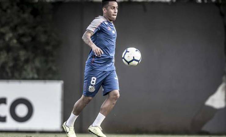 Cueva é relacionado para Fla x Santos; Derlis e Evandro ficam fora