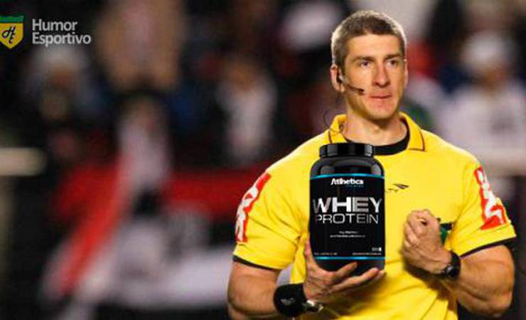 Rubro-negros ironizam Daronco: 'O Whey Protein deve estar estragado'