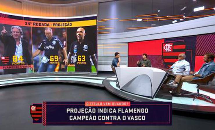 Seleção SporTV projeta Flamengo campeão em clássico contra o Vasco