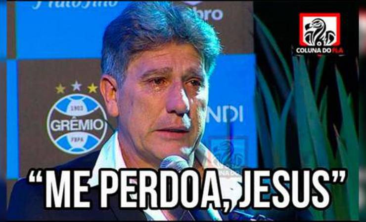 Grêmio e Renato sofrem com memes após nova derrota para o Flamengo