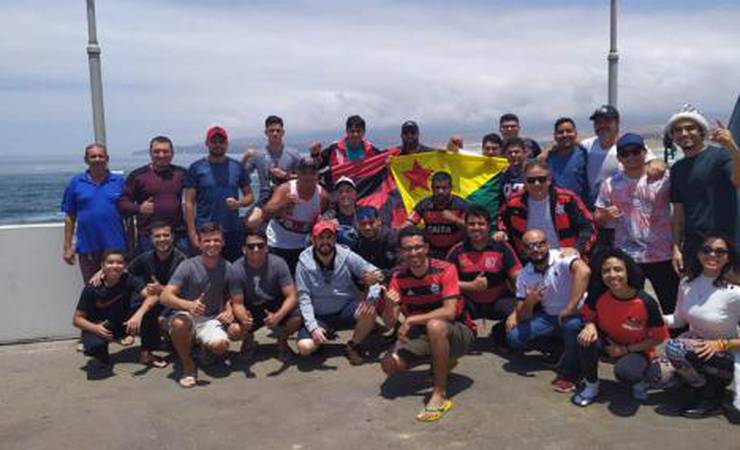 Grupo atravessa cordilheira e deserto para ver o Flamengo na decisão da Libertadores
