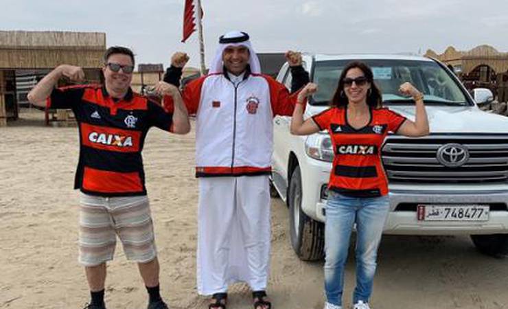 Torcedores do Flamengo elogiam o acolhimento da população do Qatar