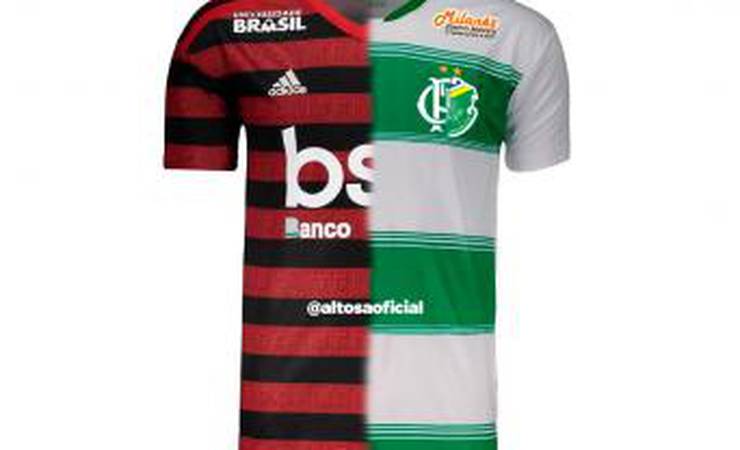 Adversário do Vasco na Copa do Brasil provoca e faz montagem com a camisa do Flamengo