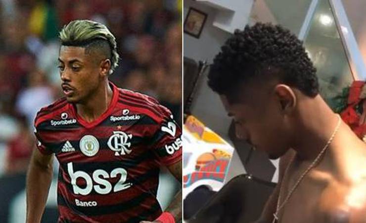 Novo corte! Bruno Henrique abandona topete e muda de estilo para temporada de 2020