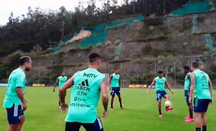 Em Quito, Flamengo encerra preparação para enfrentar o Del Valle