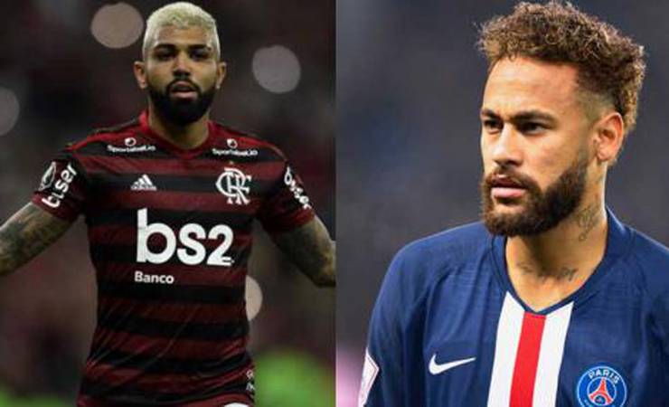 Após Gabigol apoiar Neymar no Fla, comentarista sugere volta ao Santos