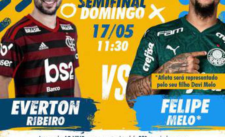 Em torneio de PES, Everton Ribeiro fará semi contra filho de Felipe Melo