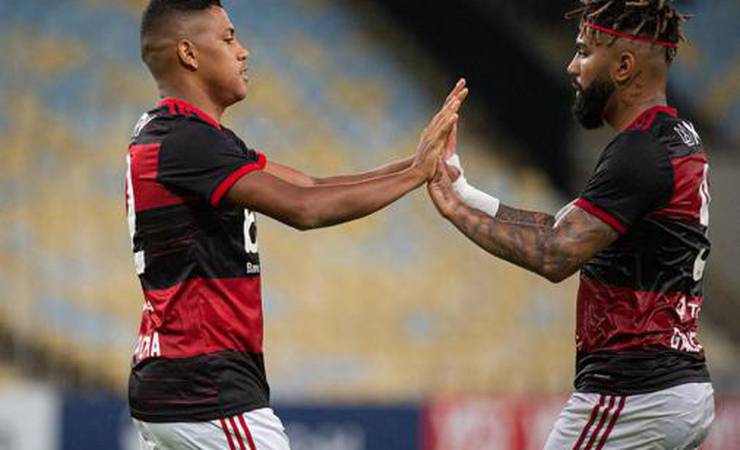 Pedro Rocha vibra com o primeiro gol pelo Flamengo: 'Ficará marcado para a minha vida toda'