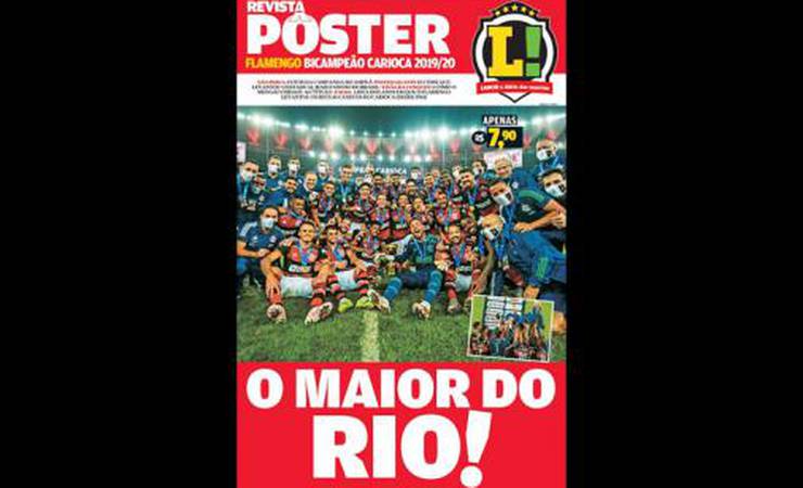 Nesta sexta-feira,  nas bancas, Revista Pôster L!: o bi carioca do Fla