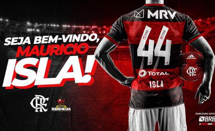 Flamengo anuncia contratação do lateral-direito Mauricio Isla