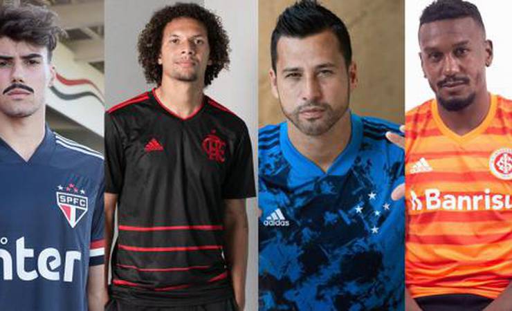 Torcedores de Fla, São Paulo e Cruzeiro elogiam novas camisas da Adidas; Colorados ficam na bronca