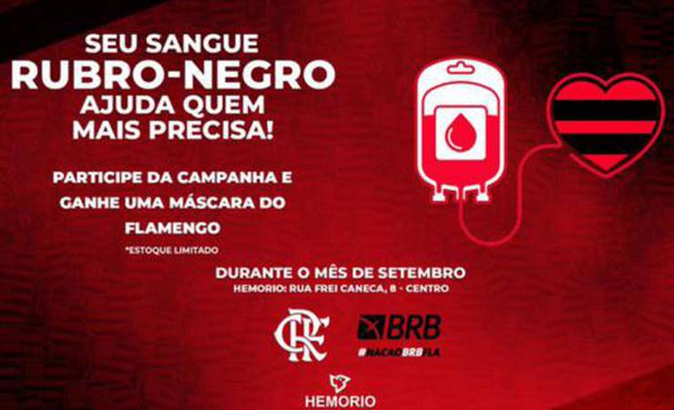 Sangue Rubro-Negro: Flamengo abre campanha em parceria com Hemorio