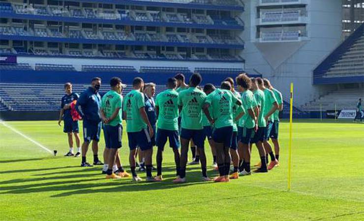 Flamengo finaliza preparação para jogo contra o Barcelona de Guayaquil