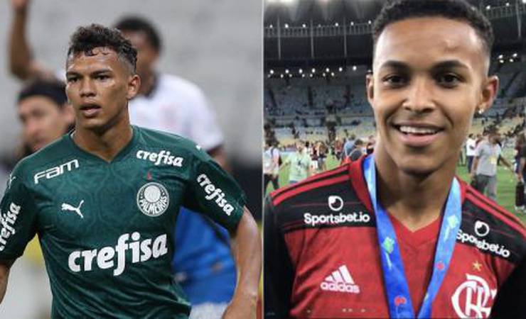 Atacantes, Gabriel Veron e Lázaro se reencontram após parceria na Sub-17