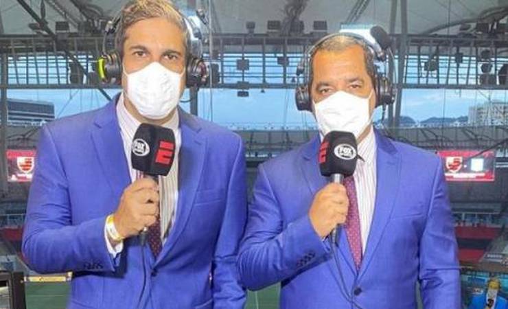 Flamengo x Racing pela Libertadores marca o retorno de uma equipe de transmissão no estádio desde março