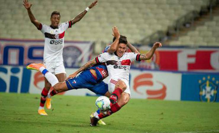 Pedro perde pênalti, e Flamengo empata com o Fortaleza no Castelão