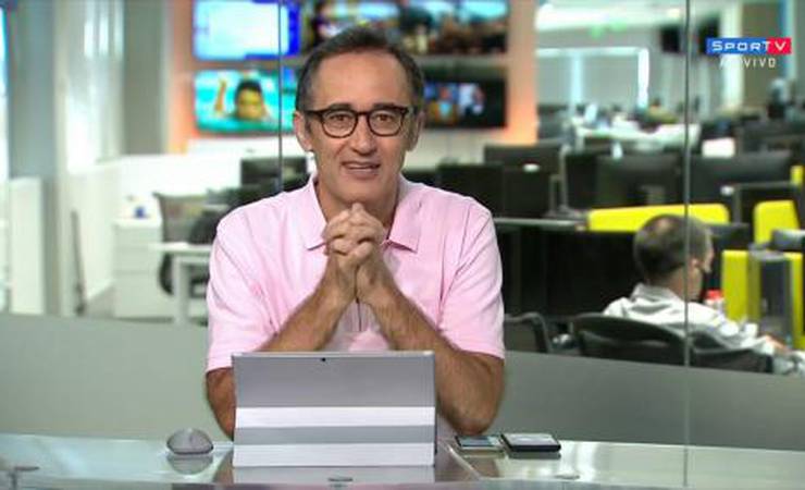 Retratação ao vivo de Marcelo Barreto ao Flamengo viraliza nas redes sociais