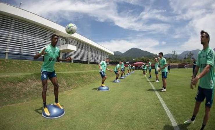 Flamengo finaliza preparação para clássico contra o Fluminense no Brasileirão; veja provável time