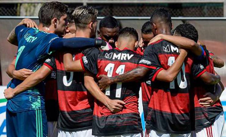 Com gols de Lázaro e Matheuzinho, Flamengo empata com o Athletico pelas semi do Brasileiro Sub-20
