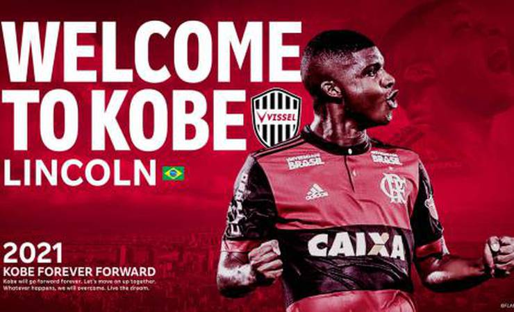 Lincoln, do Flamengo, é anunciado pelo Vissel Kobe, do Japão