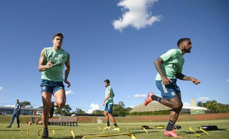 Veja treino do Flamengo em Brasília antes de duelo contra o Palmeiras