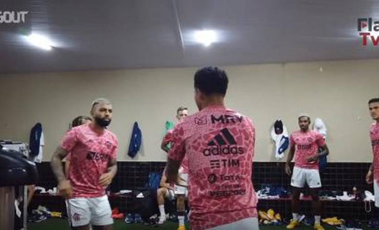 Assista ao vídeo de bastidores da vitória do Flamengo sobre o Sport