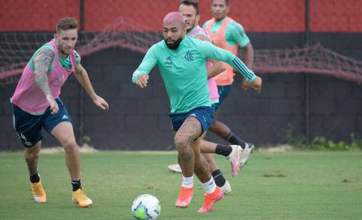 Gabigol e Arrascaeta treinam com o grupo e não preocupam o Flamengo para duelo decisivo